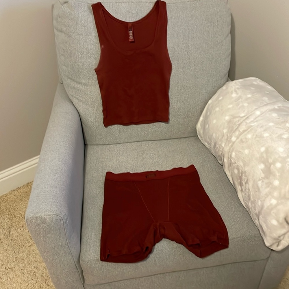 SKIMS cotton ribbed set